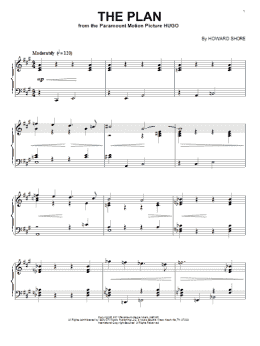 page one of The Plan (Piano Solo)