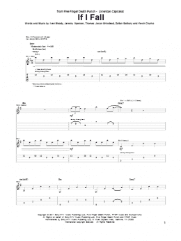 page one of If I Fall (Guitar Tab)