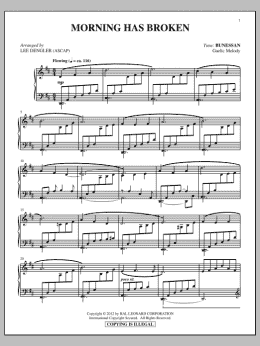 page one of Bunessan (Piano Solo)