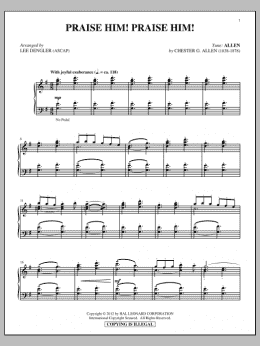 page one of Praise Him! Praise Him! (Piano Solo)