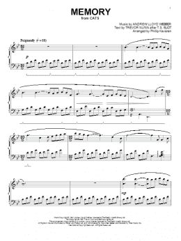 page one of Memory (from Cats) (arr. Phillip Keveren) (Piano Solo)