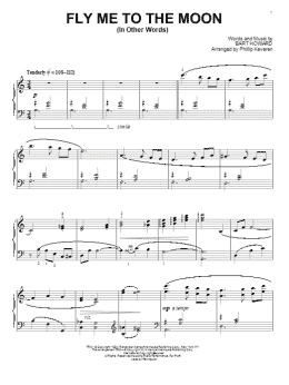 page one of Fly Me To The Moon (In Other Words) (arr. Phillip Keveren) (Piano Solo)