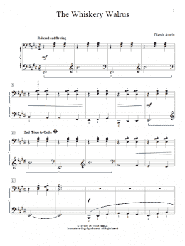 page one of The Whiskery Walrus (Educational Piano)