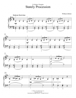 page one of Stately Procession (Educational Piano)
