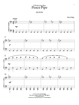 page one of Peace Pipe (Piano Duet)