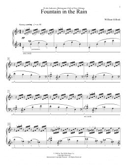 page one of Fountain In The Rain (Educational Piano)