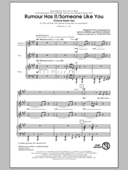 page one of Rumour Has It / Someone Like You (SSA Choir)