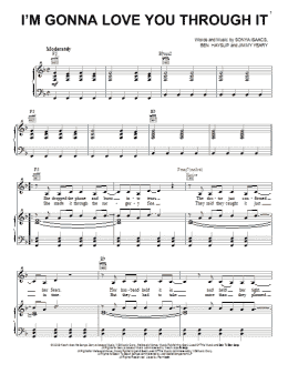 page one of I'm Gonna Love You Through It (Piano, Vocal & Guitar Chords (Right-Hand Melody))