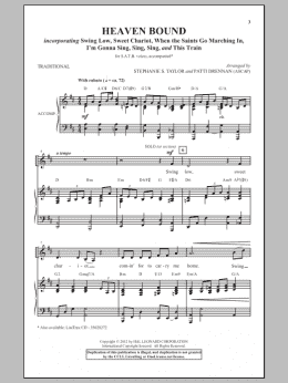 page one of I'm Gonna Sing, Sing, Sing (SATB Choir)