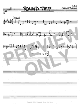 page one of Round Trip (Real Book – Melody & Chords – C Instruments)