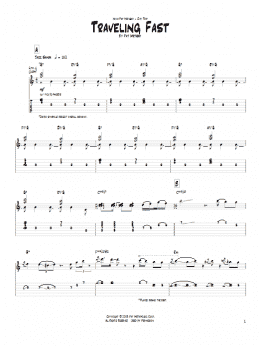 page one of Traveling Fast (Guitar Tab)