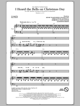 page one of I Heard The Bells On Christmas Day (SAB Choir)
