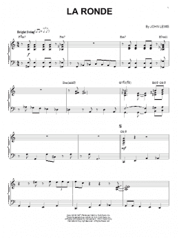 page one of La Ronde (arr. Brent Edstrom) (Piano Solo)