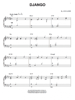 page one of Django (arr. Brent Edstrom) (Piano Solo)