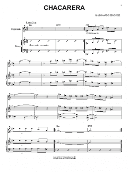 page one of Chacarera (Piano & Vocal)