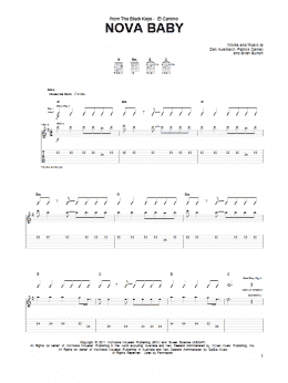 page one of Nova Baby (Guitar Tab)