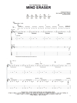 page one of Mind Eraser (Guitar Tab)