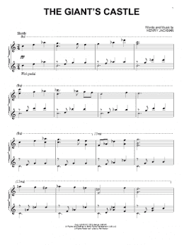 page one of The Giant's Castle (Piano Solo)