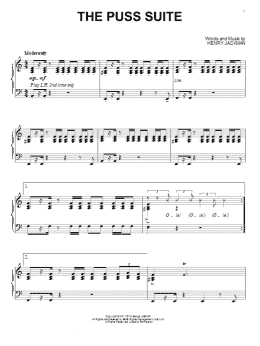 page one of The Puss Suite (Piano Solo)