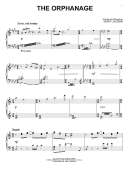 page one of The Orphanage (Piano Solo)
