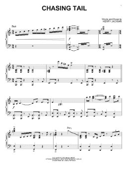 page one of Chasing Tail (Piano Solo)