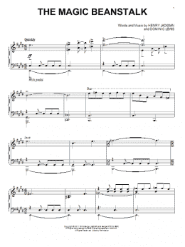 page one of The Magic Beanstalk (Piano Solo)
