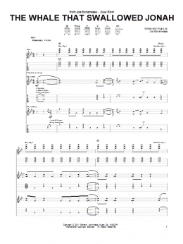 page one of The Whale That Swallowed Jonah (Guitar Tab)