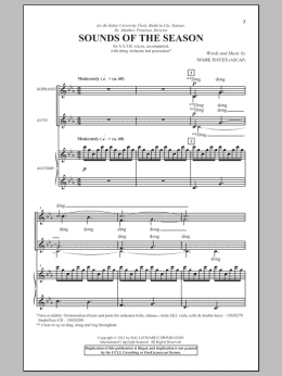 page one of Sounds Of The Season (SATB Choir)