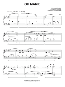 page one of Oh Marie (arr. Phillip Keveren) (Piano Solo)