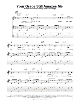 page one of Your Grace Still Amazes Me (Solo Guitar)