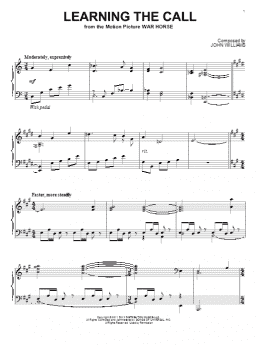page one of Learning The Call (Piano Solo)