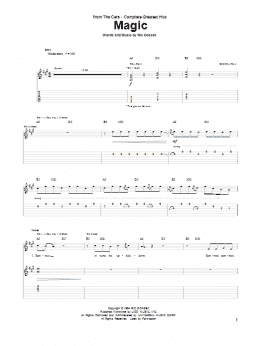 page one of Magic (Guitar Tab)