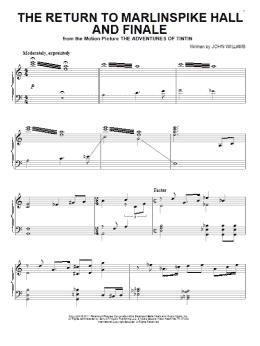 page one of The Return To Marlinspike Hall And Finale (Piano Solo)