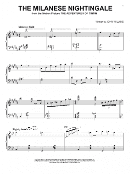page one of The Milanese Nightingale (Piano Solo)