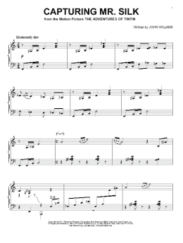 page one of Capturing Mr. Silk (Piano Solo)