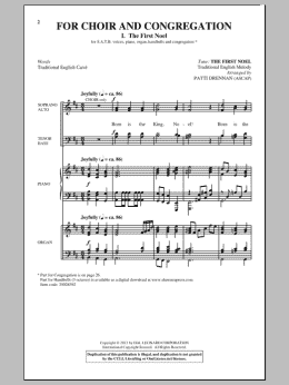 page one of For Choir And Congregation, Volume 3 (SATB Choir)