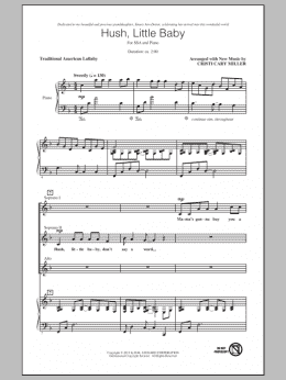 page one of Hush, Little Baby (SSA Choir)