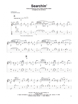 page one of Searchin' (Solo Guitar)