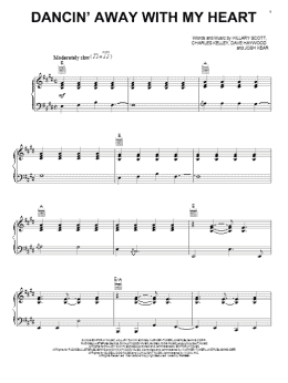 page one of Dancin' Away With My Heart (Piano, Vocal & Guitar Chords (Right-Hand Melody))