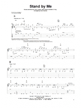 page one of Stand By Me (Solo Guitar)