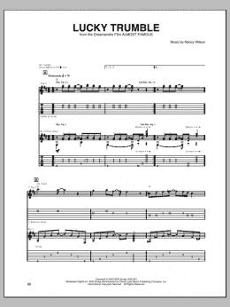 page one of Lucky Trumble (Guitar Tab)
