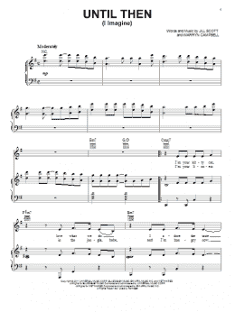 page one of Until Then (I Imagine) (Piano, Vocal & Guitar Chords (Right-Hand Melody))