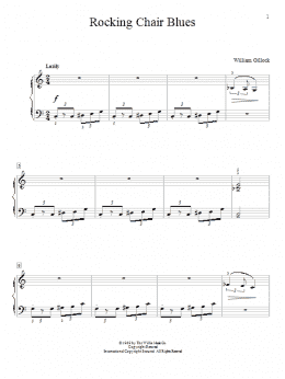 page one of Rocking Chair Blues (Educational Piano)