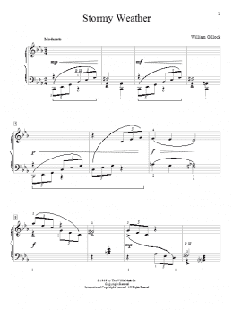 page one of Stormy Weather (Educational Piano)