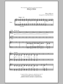 page one of Requiem (SATB Choir)
