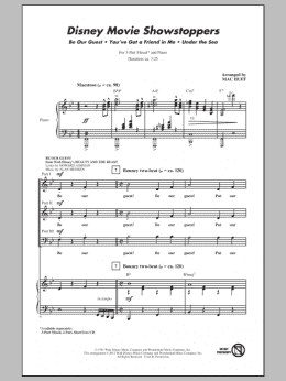 page one of Disney Movie Showstoppers (3-Part Mixed Choir)