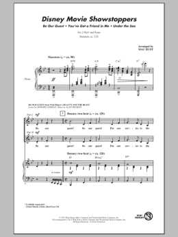 page one of Disney Movie Showstoppers (2-Part Choir)