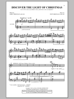 page one of Discover The Light Of Christmas (SATB Choir)