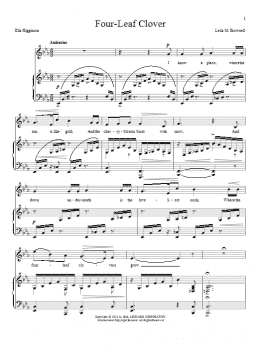 page one of Four-Leaf Clover (Piano & Vocal)