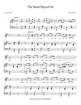 page one of The Band Played On (Piano & Vocal)